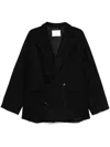 Société Anonyme Winter Peacoat In Black