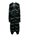 Société Anonyme Woman Cardigan Green Size Xs/s Acrylic, Mohair Wool, Polyamide In Green