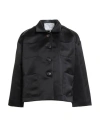 Société Anonyme Woman Jacket Black Size 10 Polyester In Black