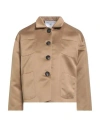 Société Anonyme Woman Jacket Camel Size 10 Polyester In Gold