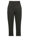 Société Anonyme Woman Jeans Dark Green Size S Cotton, Elastane In Green