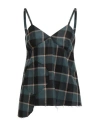 Société Anonyme Woman Top Deep Teal Size L Cashmere, Wool In Green