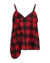 Société Anonyme Woman Top Red Size M Cashmere, Wool