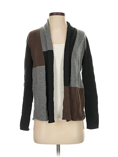 Pre-owned Society Cardigan Sweater In Gray