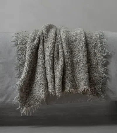 Society Limonta Alpaca Mastice Blanket In Gray