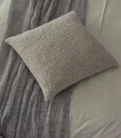 Society Limonta Alpaca Mastice Cushion In Gray