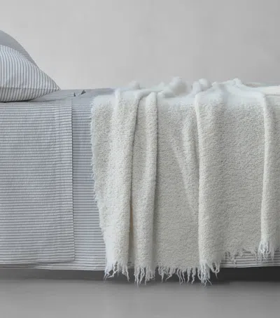 Society Limonta Alpaca-wool Tuis Blanket In White