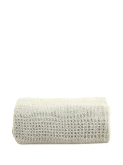 Society Limonta Honeycomb-weave Throw In White