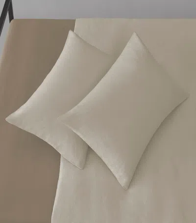 Society Limonta Linen Rem  Pillowcase Pair In White