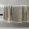 Society Limonta Nid Wool Blanket, King/queen In Mastice