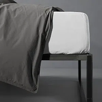 Society Limonta Nite Cotton Fitted Sheet, Queen In Bianco