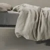 Society Limonta Rem Linen Duvet Cover, King In Mastice