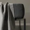 Society Limonta Rem Linen Fitted Sheet, King In Antracite