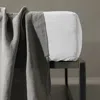 Society Limonta Rem Linen Fitted Sheet, King In Bianco