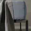 Society Limonta Rem Linen Fitted Sheet, King In Iceberg