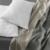 Society Limonta Rem Linen 2-piece Pillowcase Set In Bianco