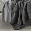 Society Limonta Rem Linen Quilt, King In Antracite