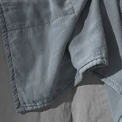 Society Limonta Rem Linen Quilt, King In Iceberg