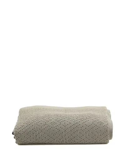 Society Limonta Textured Cotton Throw In Gray