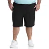 Society Of One By Dxl Big & Tall Commuter Shorts In Black