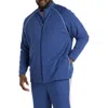 Society Of One By Dxl Big & Tall Track Jacket In Blue