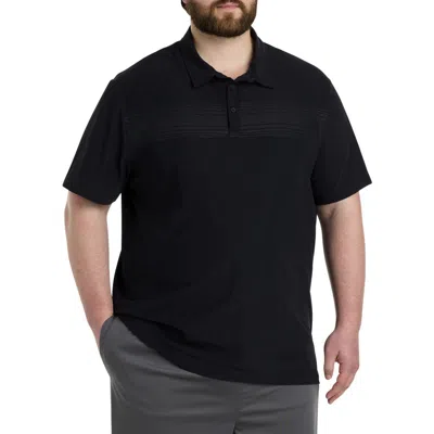 Society Of One By Dxl Performance Polo Shirt In Black