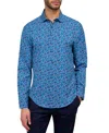 SOCIETY OF THREADS MEN'S PERFORMANCE STRETCH MICRO-FLORAL SHIRT
