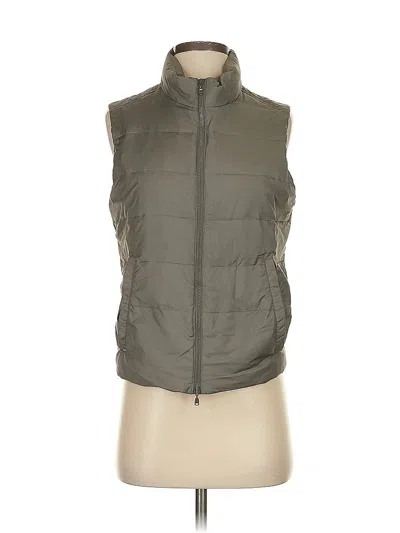 Pre-owned Society Vest In Green