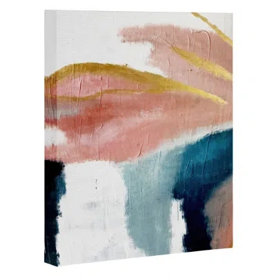 Society6 'exhale' - Graphic Art Print In Wrapped Canvas,no Mat
