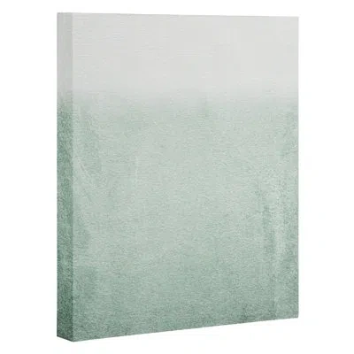 Society6 'fading Green Eucalyptus' - Graphic Art Print In Wrapped Canvas,no Mat