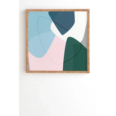 Society6 Graphic 150 E By Mareike Boehmer - Graphic Art Print On Wood In Bamboo Framed,no Mat