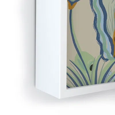 Society6 Leeya Makes Noise Aquarians Pour Framed Mini Art Print In White