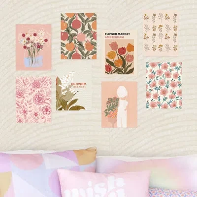 Society6 Quintessential Cozy Collage Kit - Pack Of 8 In Cream
