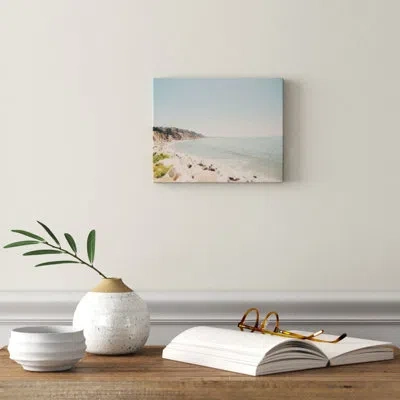 Society6 So Cal Chic Malibu Mint' Photograph In Wrapped Canvas,no Mat