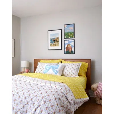 Society6 Sstw06  Deny Designs Sheet Set In Yellow