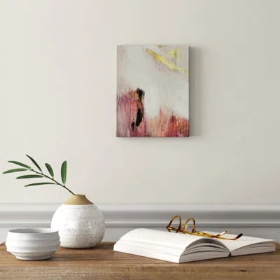 Society6 'sunrise 2' - Graphic Art Print In Wrapped Canvas,no Mat