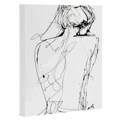 Society6 Virginia - Drawing Print In Wrapped Canvas