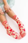 Sock Candy Eye Candy Assorted 2-pack Sheer Crew Socks In Multi