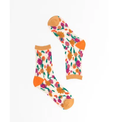 Sock Candy Women's Ditsy Floral Sheer Sock