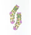 Sock Candy Women's Heart Floral Sheer Sock In Floral