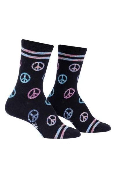 Sock It To Me Peace Of Mind Socks In Black