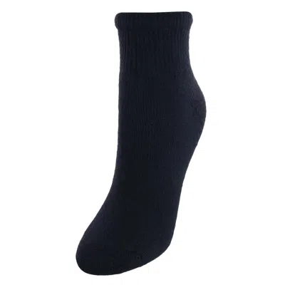 Sock Trends Women's Fully Cushioned Comfort Ankle Socks (10 Pair Pack) In Black