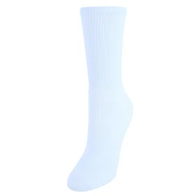 Sock Trends Women's Fully Cushioned Comfort Crew Socks (10 Pair Pack) In White