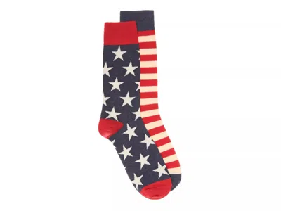 Socksmith American Flag Crew Socks In Multi