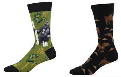 Socksmith Men's Gorilla & Hump Day Hero Socks - Set Of 2 Pair In Multi
