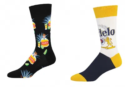 Socksmith Men's Tequila & Modelo Socks - Set Of 2 Pair In Multi