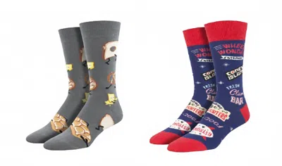Socksmith Men's Walking Bread & Coney Island Socks - Set Of 2 Pair In Multi