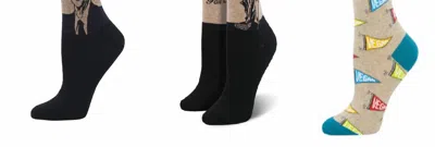 Socksmith Women's Reagan & Lady Justice & Vegan Flag Socks - Set Of 3 Pair In Multi