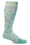 Sockwell Full Sun Wide Calf Compression Socks In Green