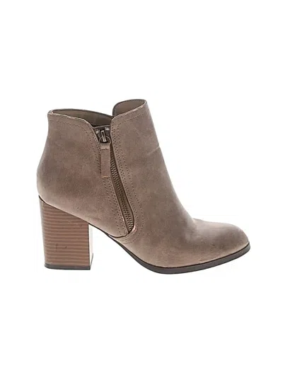 Pre-owned Soda Ankle Boots In Brown